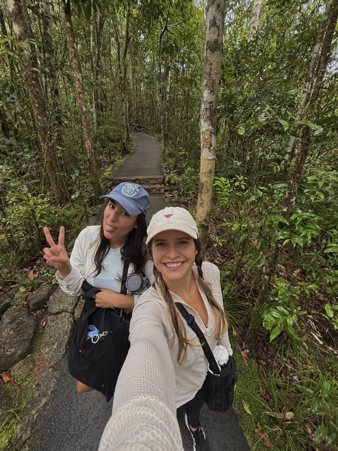 Trilha na floresta tropical de Daintree